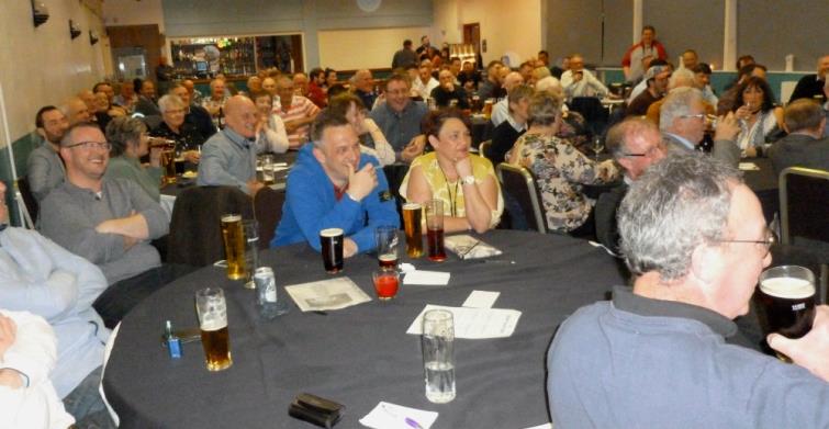 The audience enjoying themselves at the Neyland Athletic Club
